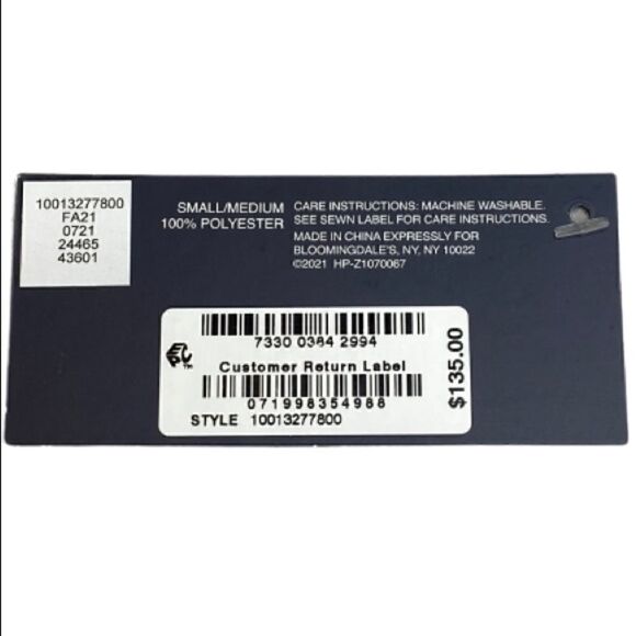 Hudson Park Collection NWT tan faux fur belted robe size S/M - Picture 11 of 15